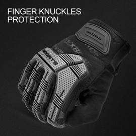 ROCKBROS Motorcycle Gloves Mountain Bike Gloves Full Finger Outdoor Gloves for Men Touch Screen