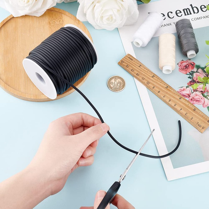 NBEADS 1 roll 30 m / roll solid rubber cord