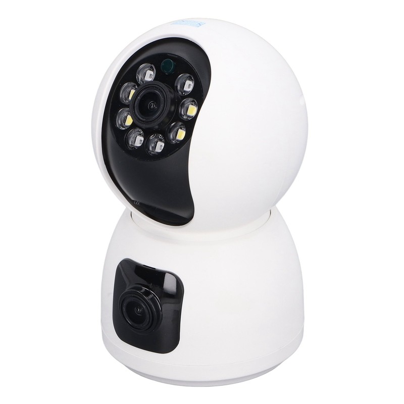 Dual Lens Security Camera Wireless 1080P 2 Way Talk Baby