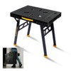 POWERTEC Portable Folding Worktable – Heavy-Duty Workbench with 33.5" x