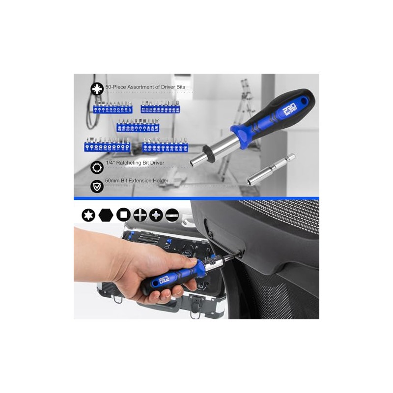 Prostormer 259-Piece General Household and Mechanic's Tool Set | Complete