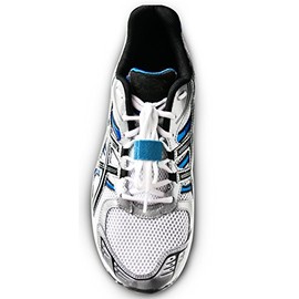 LaceKeeper 1 (Blue) /The Best Way to Keep Your Shoelaces Tied–Lace Lock Device