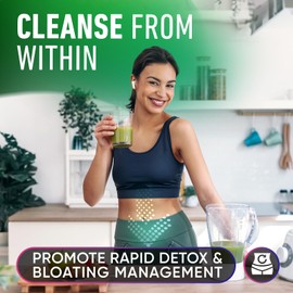 Alpha Flow Chlorophyll Liquid Drops 6000 mg - Premium Liquid Chlorophyll Supplement - All-in-One Antioxidant for Immune Boost, Energy Increase, Digestion Support & Fast Detox - Non-GMO, Vegan