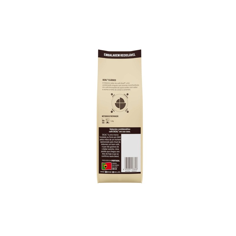 Sical Portuguese Roasted Whole Coffee Beans - 220 grams /