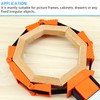 Pack of 4 Tie Belt Clamp, Quick Clamp, Corner Strap,