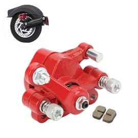 Aramox Pinza de Freno de Disco Trasero con 2 Pastillas de Freno Zapatas de Freno de Aleación de Acero de Repuesto para Motovox MBX10 MBX11 MBX12 Mini Bike Moto MM-B80