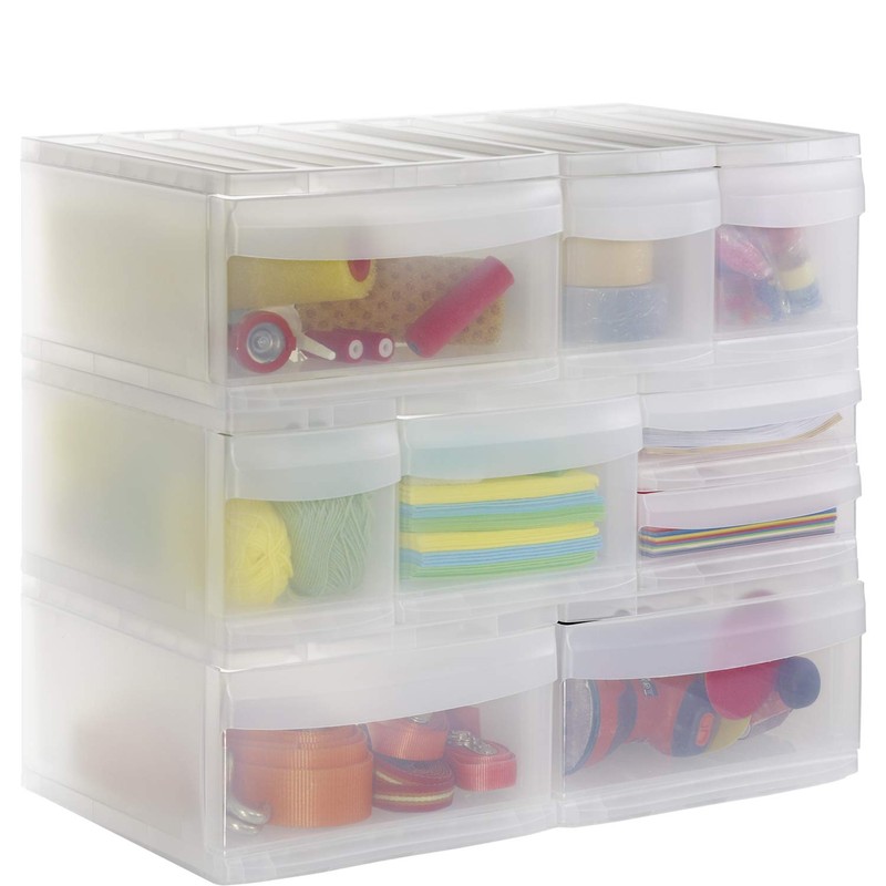 Rotho Systemix Tower Plastic Storage Box, Size XS, 19.6 x