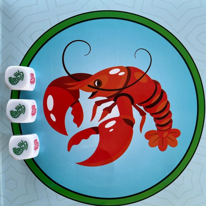 LHT Gourd Fish Shrimp Crab Dice Crown Anchor Game Chuck