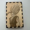 Beast Gohan Aluminum Wallet With wooden Case slim credit