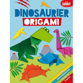 Dinosaur origami: with 24 sheets of coloured origami paper