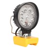LED Work Light 27W Round Dual Level Adjustable Aluminum Housing