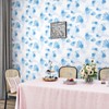 Skyblur Blue and White Floral Peel and Stick Wallpaper Modern