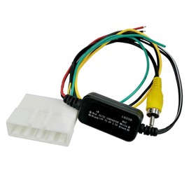 JUNMUL UX-NI006 Backup Camera Retention Wire Harness Compatible with Nissan Frontier Altima Murano Rogue Titan Juke Sentra Cube Quest Leaf Car Audio & Video Input Adapters Includes 12v to 6v Converter