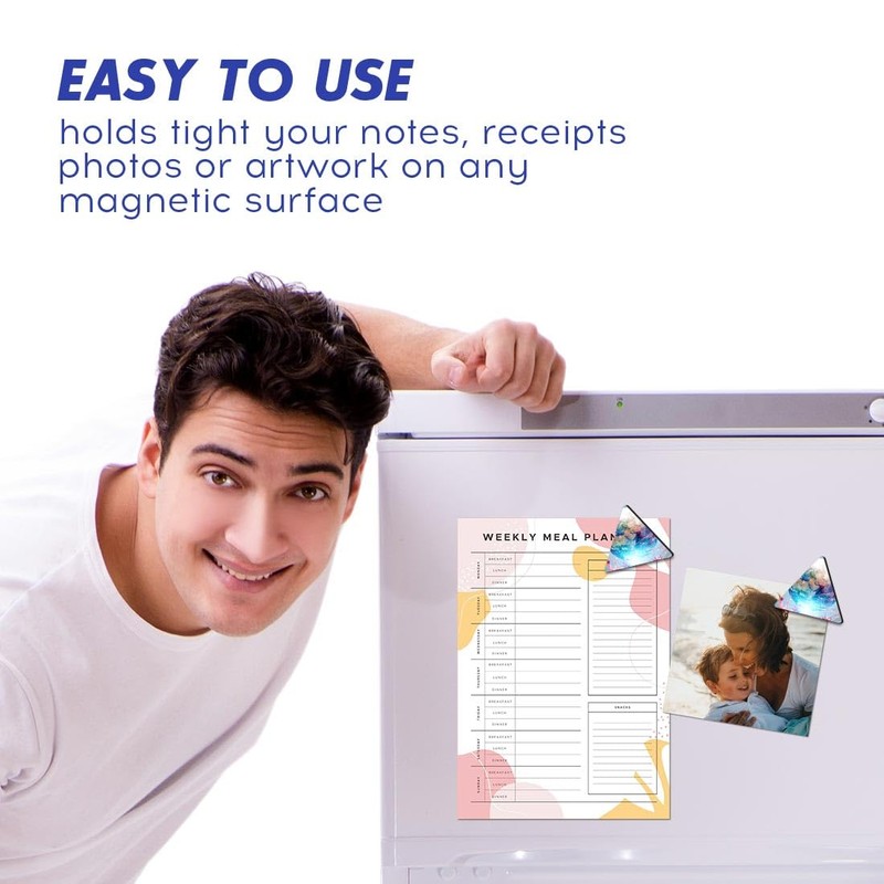 1x Triangle MDF Magnet 6cm - World Globe Map Pandemic