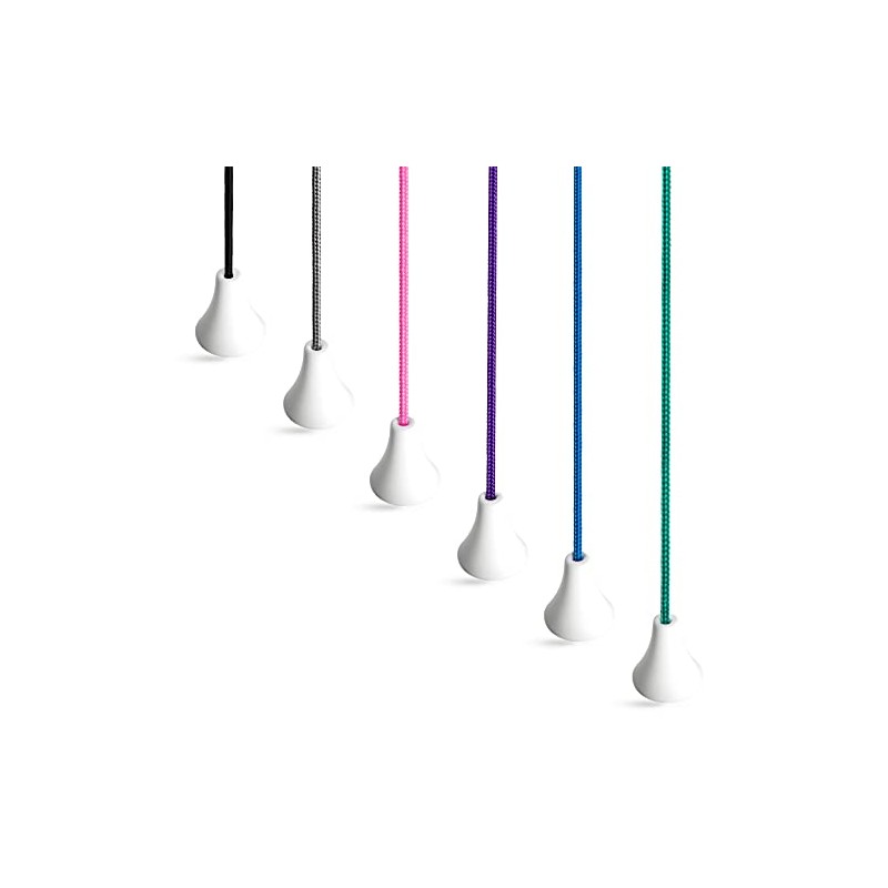 sleeklight Ceiling Switch Pull Cord String, with Ice White Bell