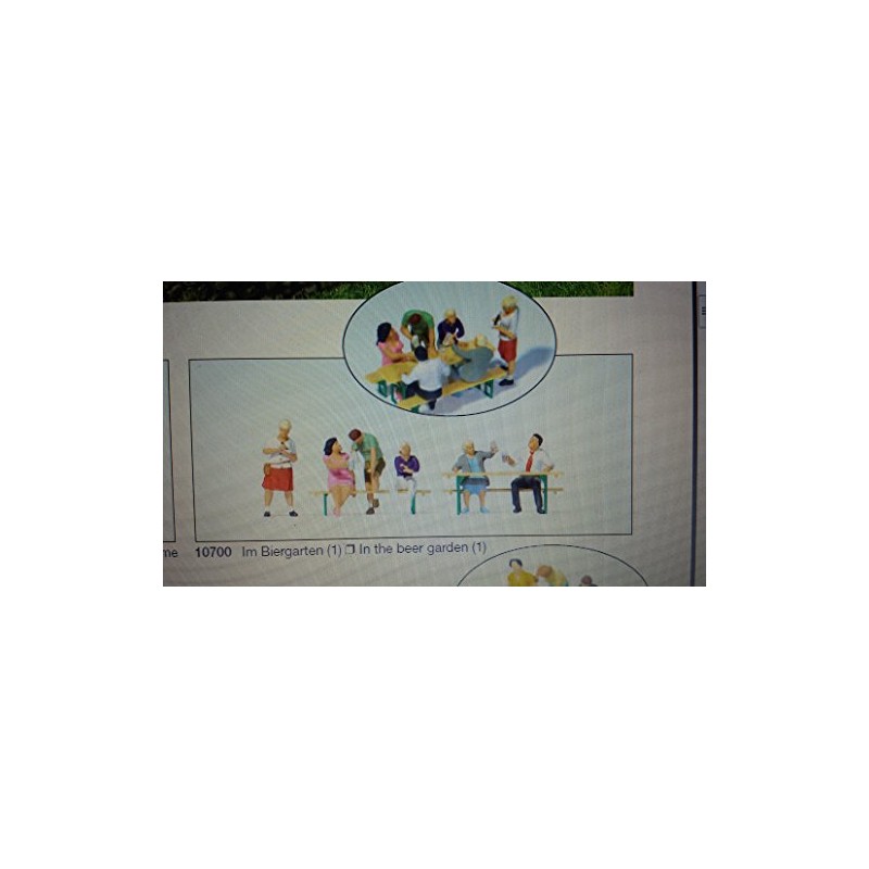 Preiser 10700 Im Biergarten (1), H0 1:87