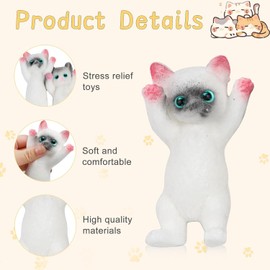 2 Pieces Taba Squishy Kit, Fufu Squishy, Squishy Anti-Stress, Taba Squishy Paw, Taba Squishy Cat, Giant Squishy, Anti-Stress Toy