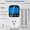 Plug in Thermostat Temperature Controller, Digital Thermostat Controlled Outlet Plug