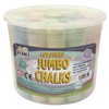 Craft Planet Jumbo Chalk, Multicoloured, Pack Of 20, Art &