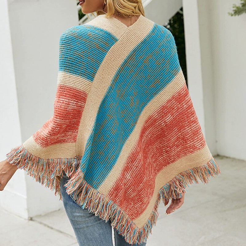 DAVLINA Chic Cardigan Bohemian Poncho | Soft and Comfortable Lightweight
