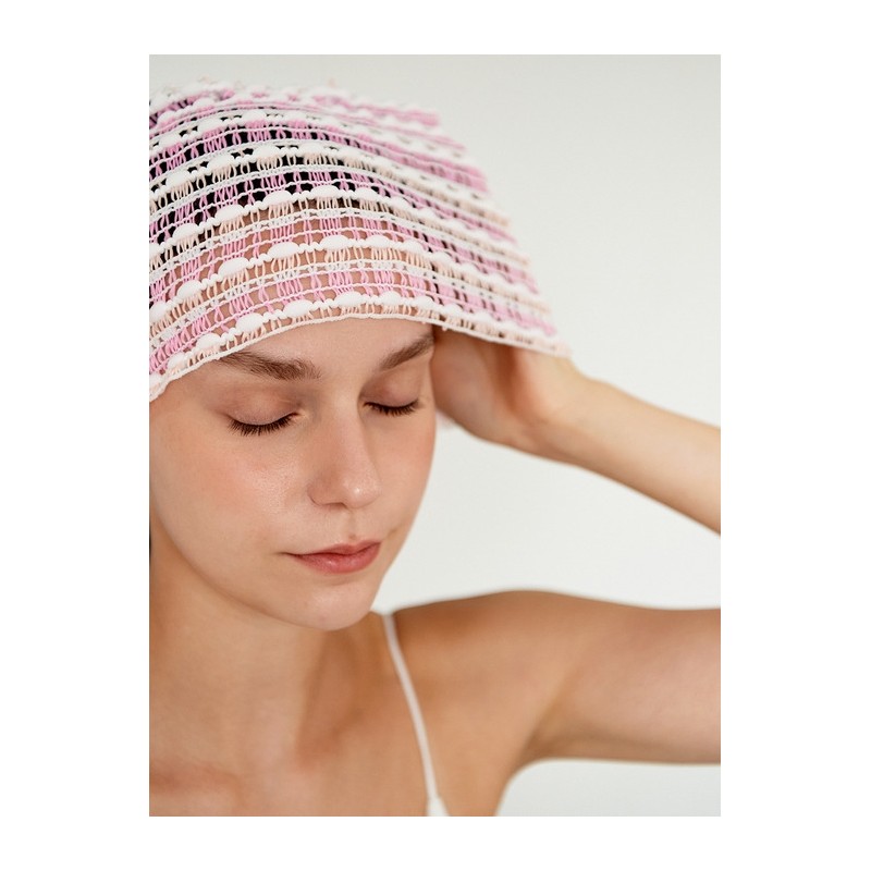 Wide mesh face wash hair band 3 colors / 와이드