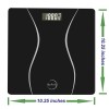 Realremhai Scale for Body Weight, Digital, Accurate, Sleek, Black and