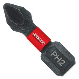 Diablo by Freud Diablo DPH21P25 1 in. #2 Phillips Drive Bits (25-Pack)