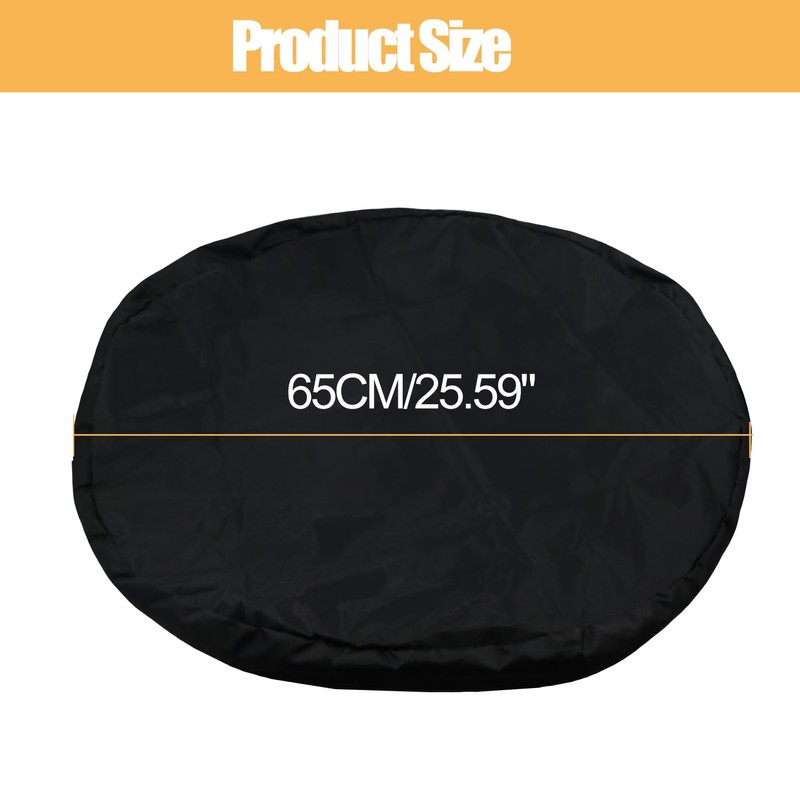 55 Gallon Drum Cover,Stretchable Adjustable Drum Cover with Drawstring Water