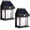Solar Wall Lights Outdoor [2 Pack] Dusk to Dawn Solar