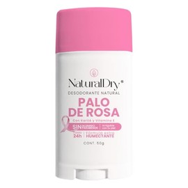 NaturalDry - ARTESANAL - Desodorante Natural Mujer - No obstruye los poros - Hidrata tu piel - SIN ALUMINIO - Elimina el mal olor - Aroma Palo de Rosa