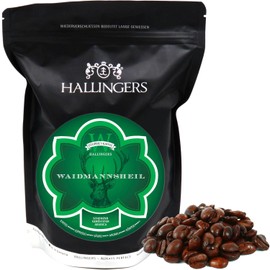 Hallingers No. W - Waidmannsheil Gourmet Coffee - Gourmet Coffee, Gentle Long-Term Roasted for Hunters and Hunting Lovers a Hunter Coffee (Bag) - Gift in Summer & as a Perfect Barbecue Gift | Birth