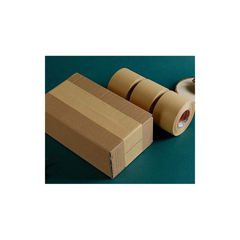 1 Pack Water-Based Kraft Paper Tape, Gum Tape, Water Activated