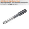 sourcing map M12x1.75 Metric Thread Tap 6542 Cobalt High-Speed Steel