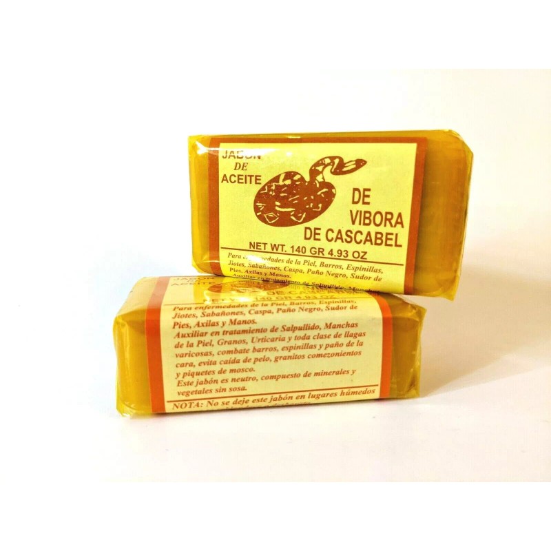 Mi Pais 2 Rattlesnake Soaps-2Jabon De Aceite De Vibora De