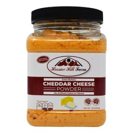 Hoosier Hill Farm Extra Buttery Cheddar Cheese Powder, 1 Pound (16oz) (Pack of 1)
