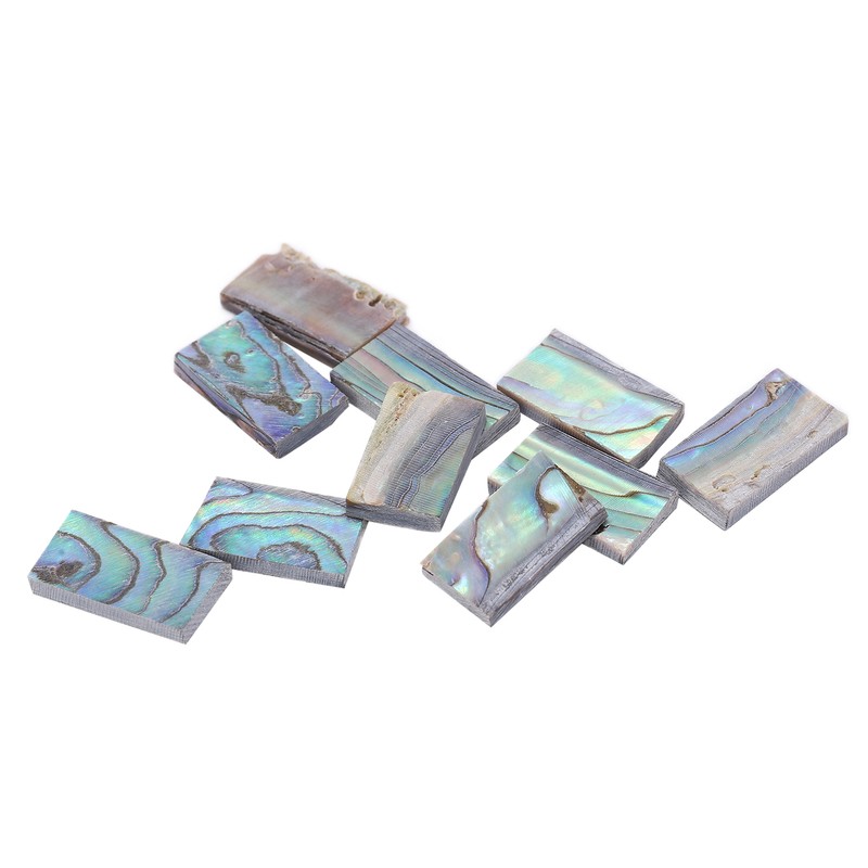 10Pcs Abalone Shell Inlay Natural Guitars Inlay Material Guitar Fretboard