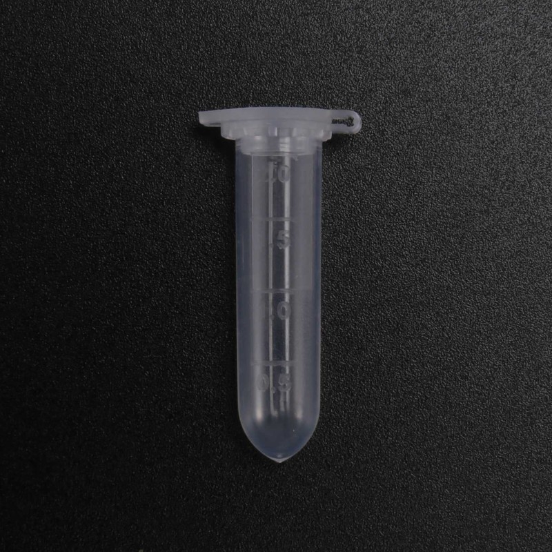 Micvtve 500Pcs 2Ml -Centrifuge Tube Test Tube Vial Clear Plastic