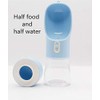 Botella de agua portátil para perros, para viajes, senderismo, multifuncional,
