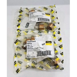 Viega (10) Viega 1/2" PEX Press X 3/4" FEMALE Sweat Adapters w/ Attached Crimp Sleeve