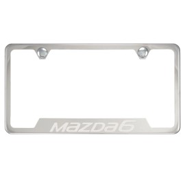 MVP Chrome License Plate Frame for Mazda6, Mazda 6