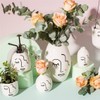 Sass & Belle Abstract Face White Large Vase