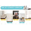 SOVYOULIVE 12-Pack Invisible Cat Scratch Guards for Furniture - Heavy-Duty