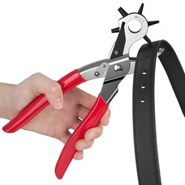 Belt Hole Puncher for Leather, Leather Hole Punch, Belt Hole Puncher Tool Multi Sized for Crafts Card Rubber Dog Collars Saddles DIY Home or Craft Projects