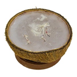 CEB Veladora De Coco Eleguua 3 Mechas Abre Camino