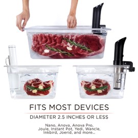 Väeske 12 + 26 QT Insulated Sous Vide Container Sets Combo - Sous Vide Accessories (Container/Insulator)