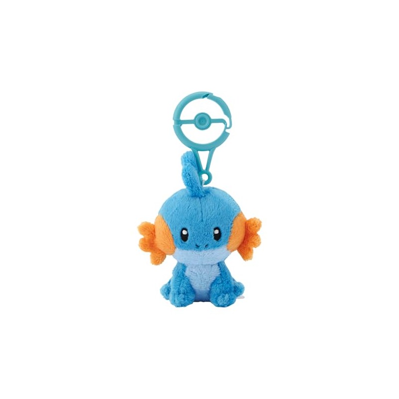 Pokémon Center Original Mudkip Plush Charm with Keychain Strap