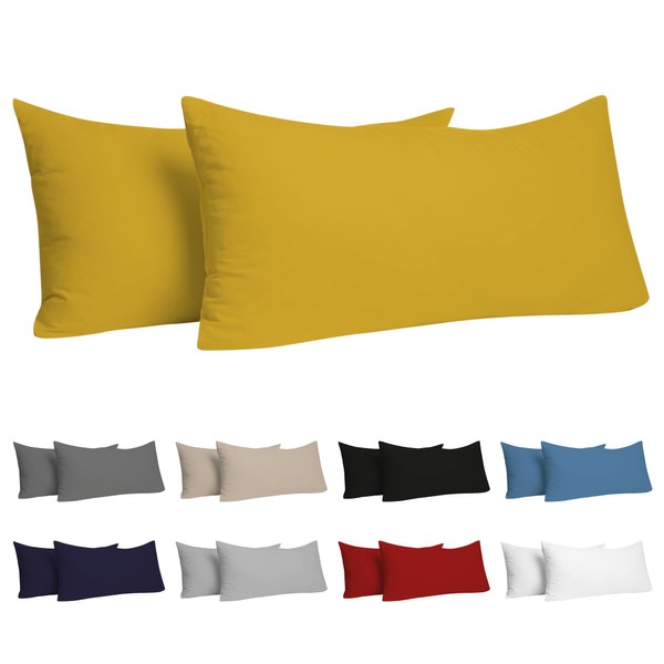 Dreamzie Pillowcases, 40 x 70 cm (Set of 2), 100%