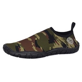 Shark Shoes Zapato Acuatico Camuflaje Militar Verde Hombre, Mujer, niños, niñas, bebés, 27.0 cm