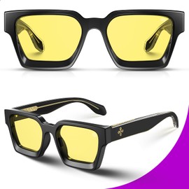 VISOONE Gamer Glasses Professional Blue Light Filter with Anti-Fatigue and Anti-Glare for Men and Women RIVER