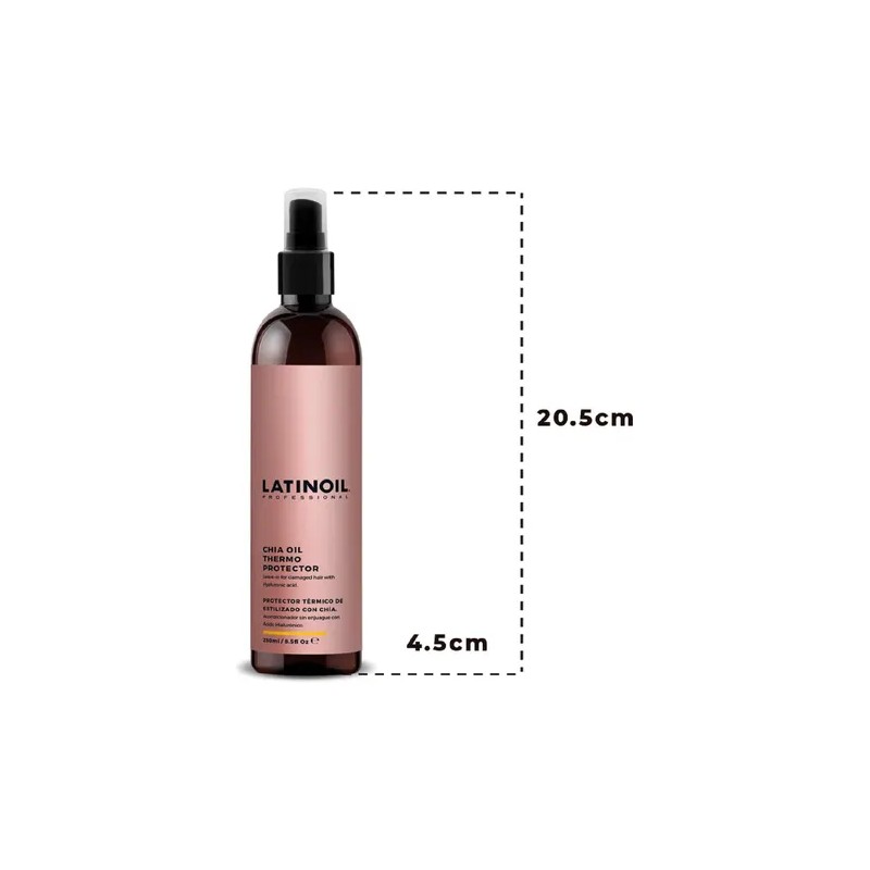 Protector Termico Con Aceite De Chía Latinoil 250 Ml